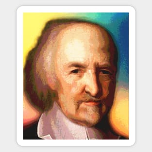 Thomas Hobbes Portrait | Thomas Hobbes Artwork 3 Sticker